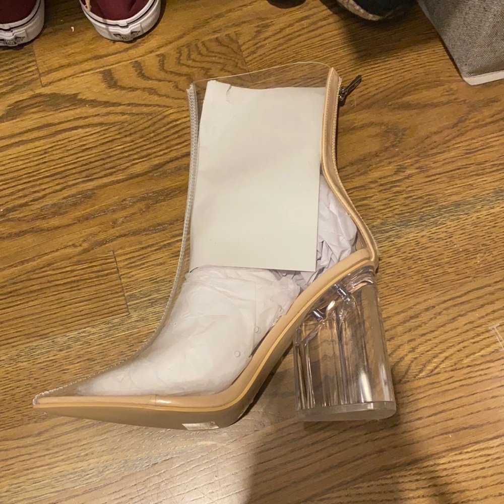 Cape Robbin Clear Booties- NEVER worn/ gifted